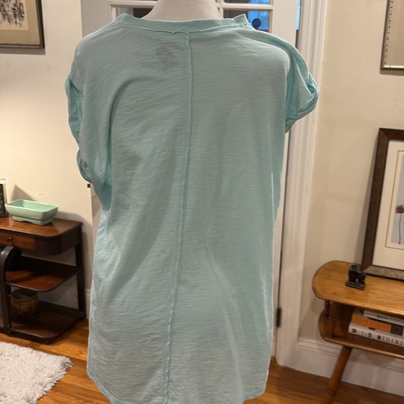 Pilcro Light Blue Relaxed Short Sleeve T-Shirt.  Size XL - Picture 5 of 8